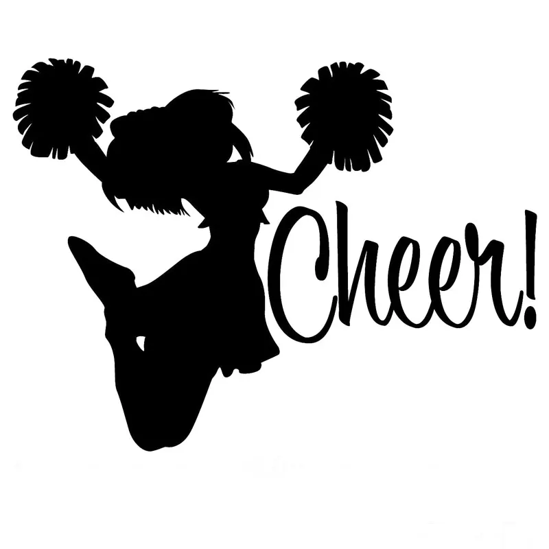 15 2 см * 11 5 Cheer! Наклейка для стайлинга автомобиля стиль чарлидинга украшение