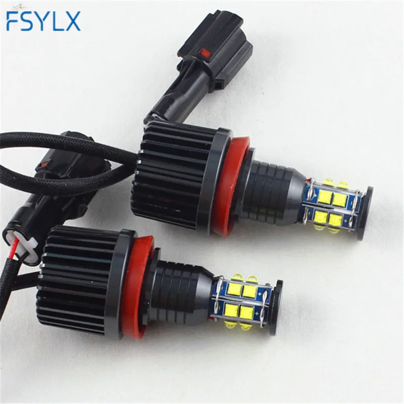 Светодиодсветодиодный ангельские глазки FSYLX 120 Вт H8 для BMW E92 X5 E70 X6 E71 E90 E91 M3 E89 E82 E87