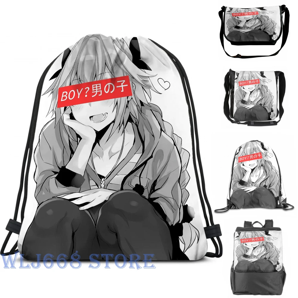 Сумка на плечо с забавным графическим принтом для женщин Astolfo Trap рюкзак одно