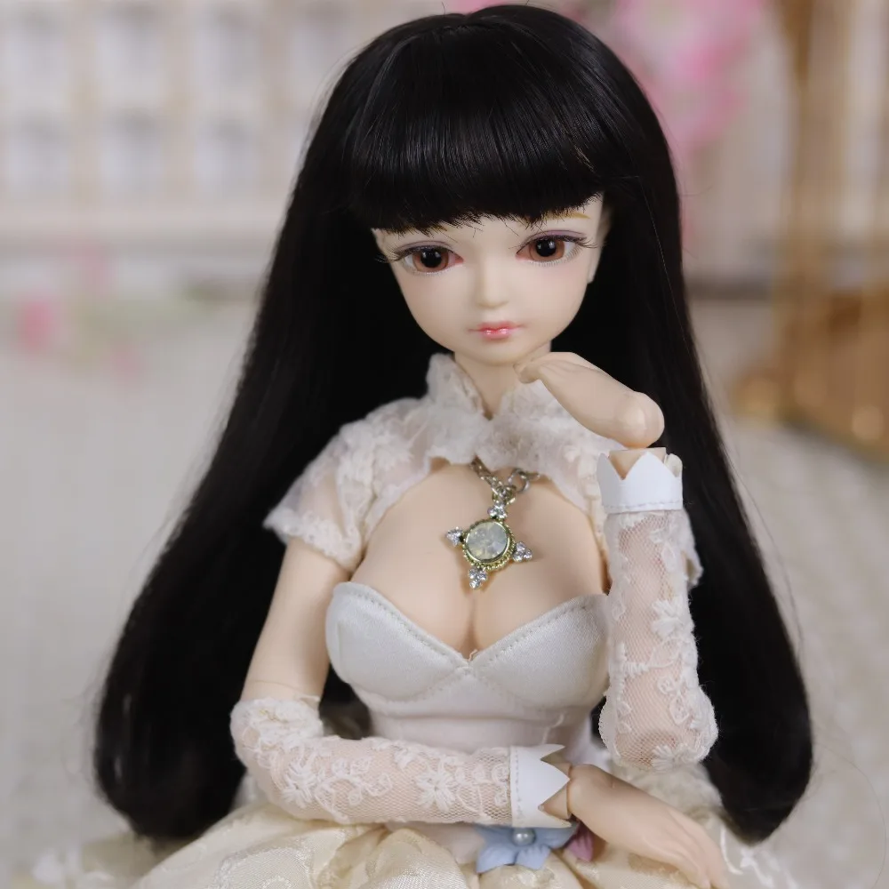 MMGIRL кукла forturn days 1/4 45 см милая девушка с макияжем золотистого цвета длинными