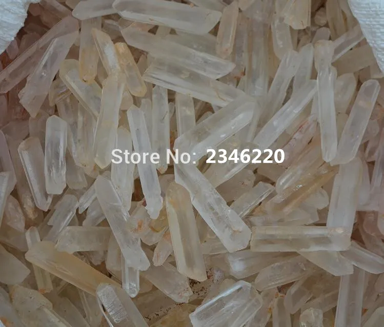 Натуральный небольшой прозрачный кварцевый кристалл 1000 г (фунтов) | Дом и сад