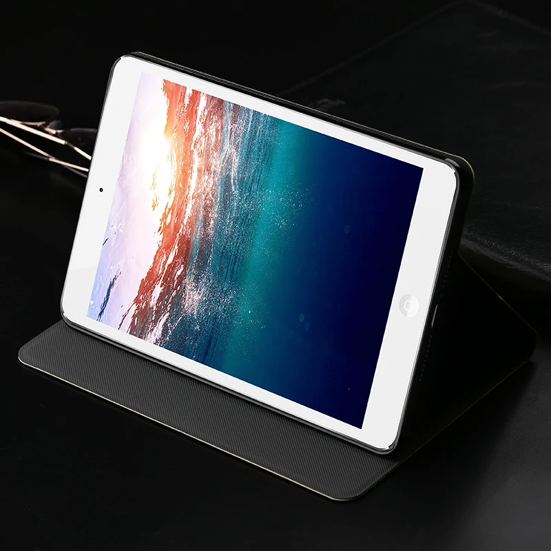 Тонкий чехол с принтом откидная подставка кожаный Магнитный для Apple iPad Mini 4 Mini4 A1538