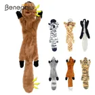 Интерактивная плюшевая собака Benepaw, прочная, мягкая, пищалка, игрушка для домашних животных, безопасная, средний и большой размер, игрушки для собак, животные, машинная стирка