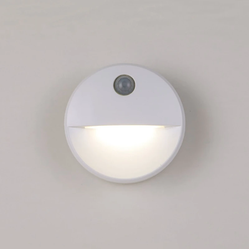 Новинка PIR датчик движения светодиодный светочувствительный настенный ночной потолочный свет шкаф лампа для освещение прохода коридора WC ночное освещение