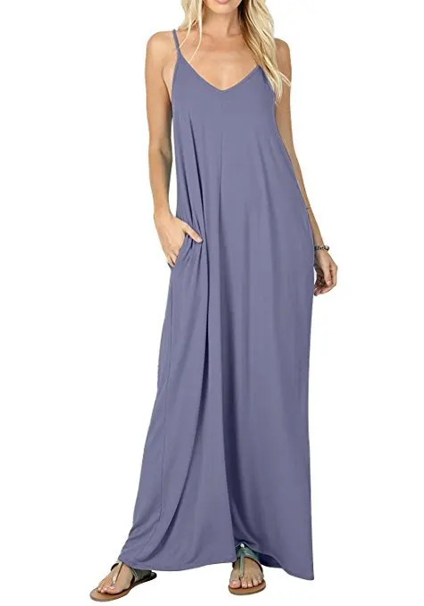 Для женщин летние Повседневное v образным вырезом плотная качели Карманы