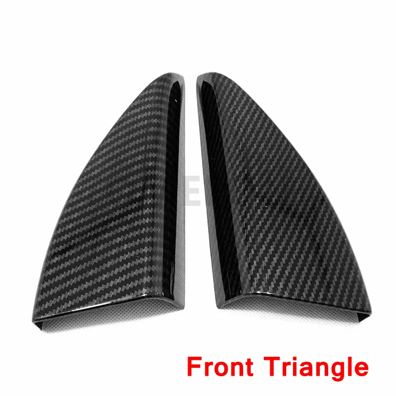 front TOMEFON для hyundai Tucson передняя стойка задняя сторона окно треугольник громкоговоритель крышка отделка интерьера Аксессуары ABS Карбон - Название цвета: front