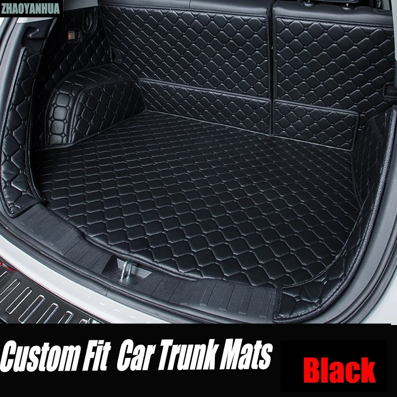 

"ZHAOYANHUA Car trunk mats special for Audi A4 S4 B5 B6 B7 B8 allraod Avant 5D car-styling carpet floor liners (1994-present) "