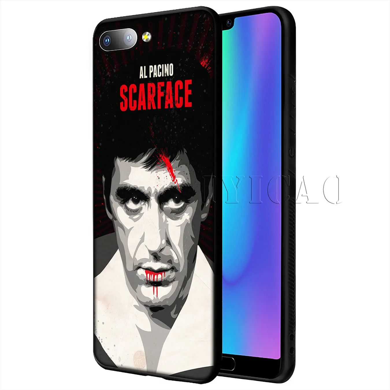 Scarface Tony Montana Luxury High-end Protector Case for Huawei Y9 Y7 Y6 Prime 2019 Honor 20 8C 8X 8 9 9X 10 Lite 7C 7X 7A Pro |