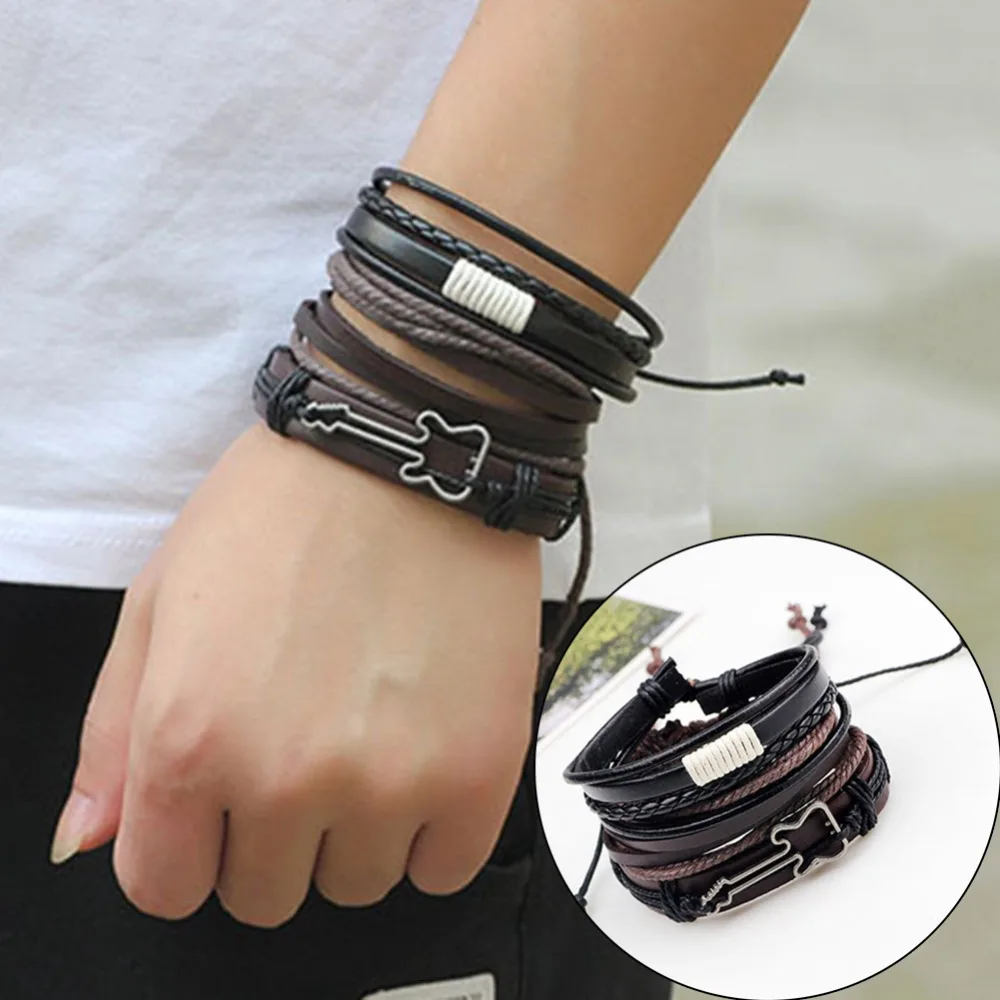 Браслеты и браслеты мужские кожа 2018 Pulseira Masculina изделия шарма Bileklik Pulseiras бойфренд
