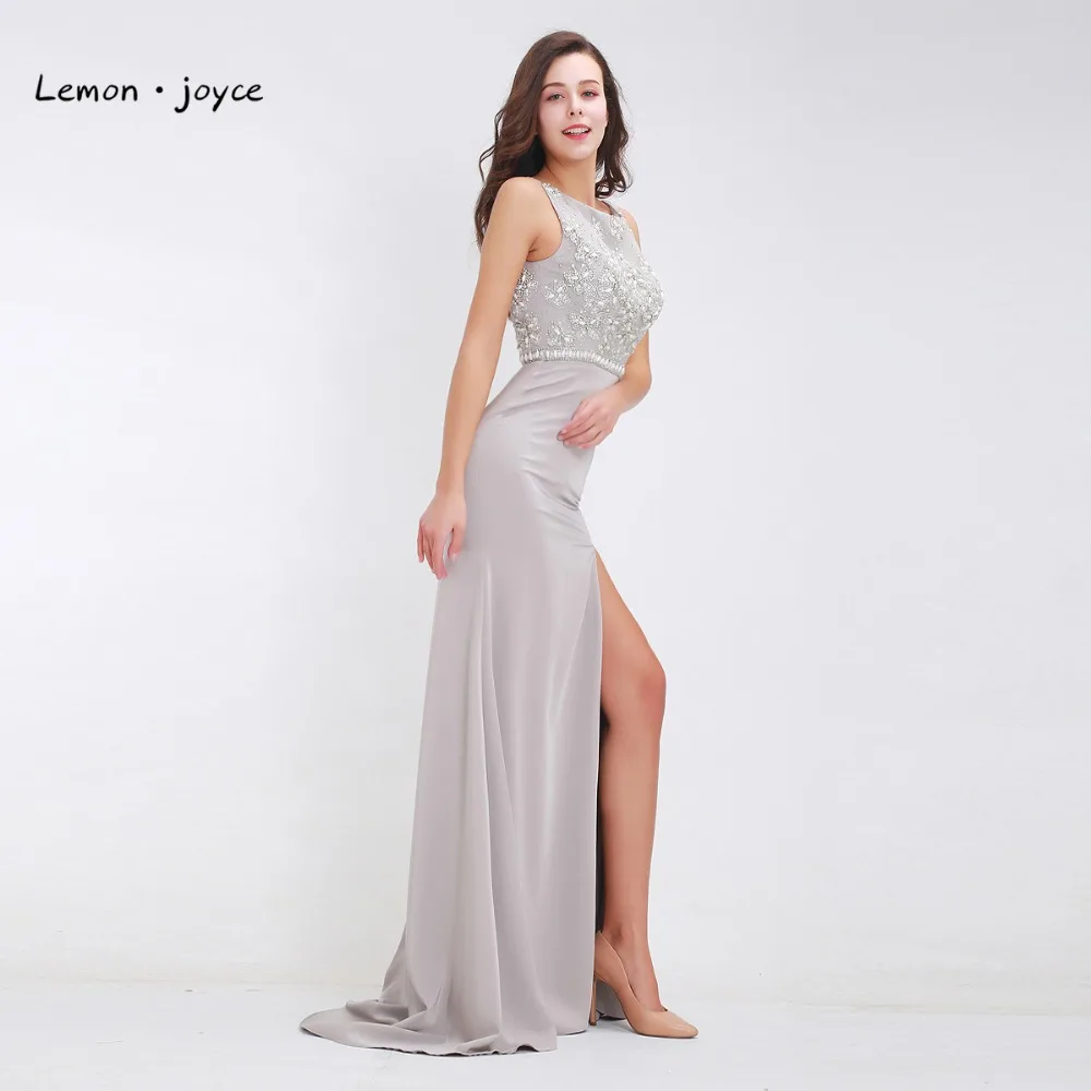 Женское вечернее платье в пол Lemon joyce длинное формальное с высоким разрезом и