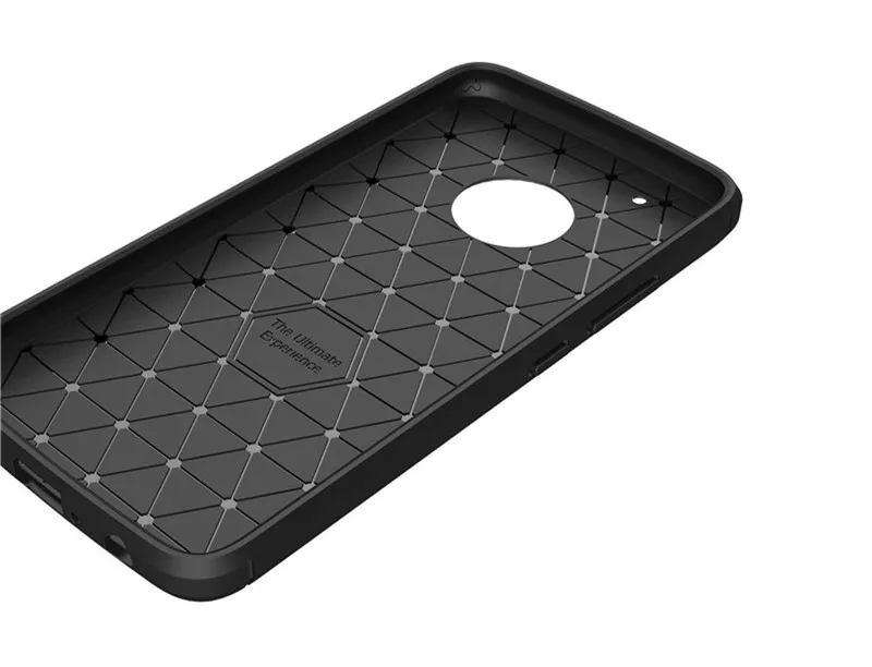 Для Motorola Moto G5 Plus чехол из углеродного волокна задняя крышка для телефона XT1687 XT1684