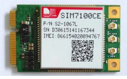 SIM7100CE Mini PCIE Guaranteed 4G 100% New Original TDD-LTE/FDD-LTE/WCDMA Module Distributor In Stock