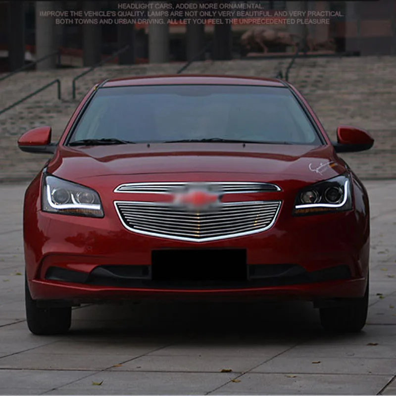 Новый светодиодный прожектор Ownsun Орлиный глаз фары для Chevrolet Cruze 2015|lens headlight|projector