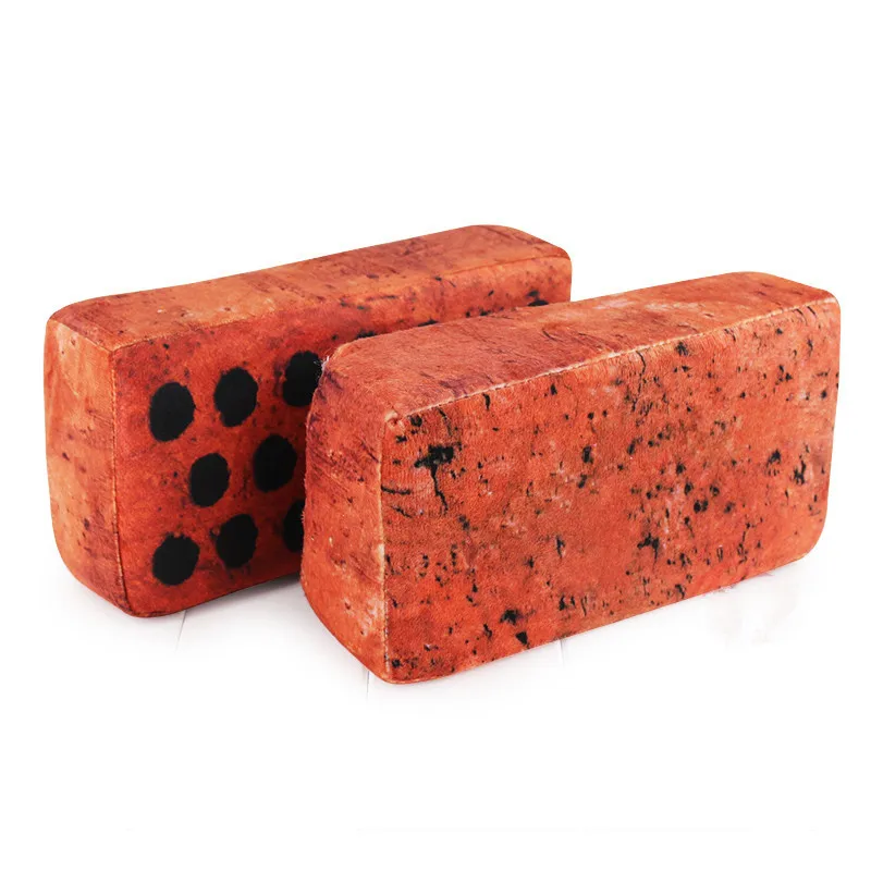 1 шт. трогательная плюшевая имитация плитки офисная Подушка для сна ложка