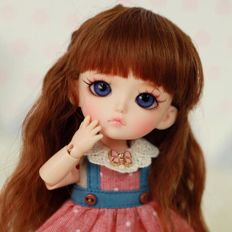 

1/8 BJD Doll BJD/SD Cute Lovely Yellow Pero Resin Joint Doll With Glass Eyes For Baby Girl Birthday Gift
