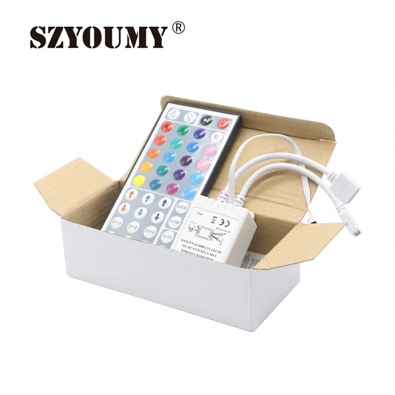 SZYOUMY 50 шт. светодиодный RGB-контроллер 12 В постоянного тока 44 клавиши/24 клавиши