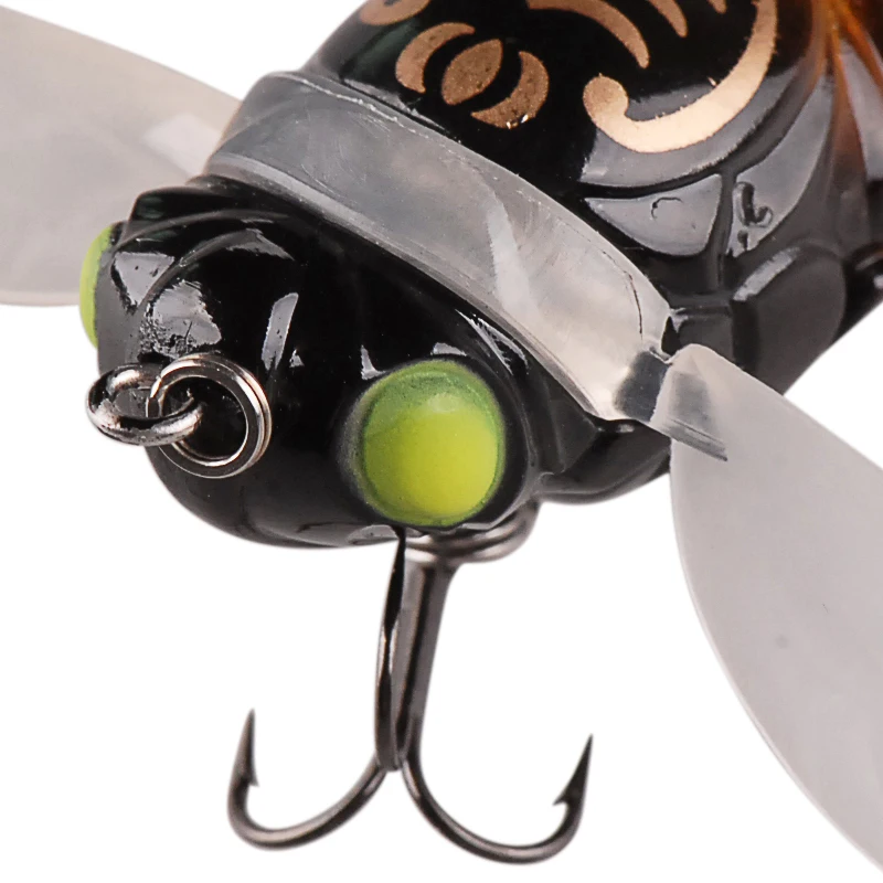 BASSKING рыба бионические насекомые Поппер рыболовные приманки 4 см 6 г имитация