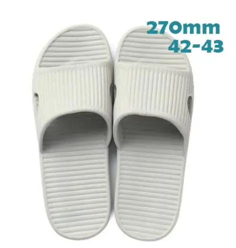 Light gray 270mm Xiaomi youpin/тапочки; мягкие женские, мужские, детские сандалии; нескользящие домашние тапочки для душа; Детские повседневные тапочки для семьи - Цвет: Light gray 270mm