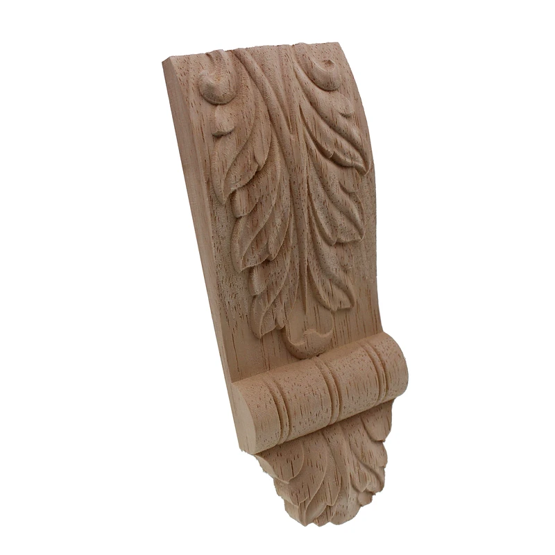 RUNBAZEF Wood Furniture Applique Door God Stage Stigma Pillar Decoration Accessories Creative Home Figurines Miniatures | Дом и сад