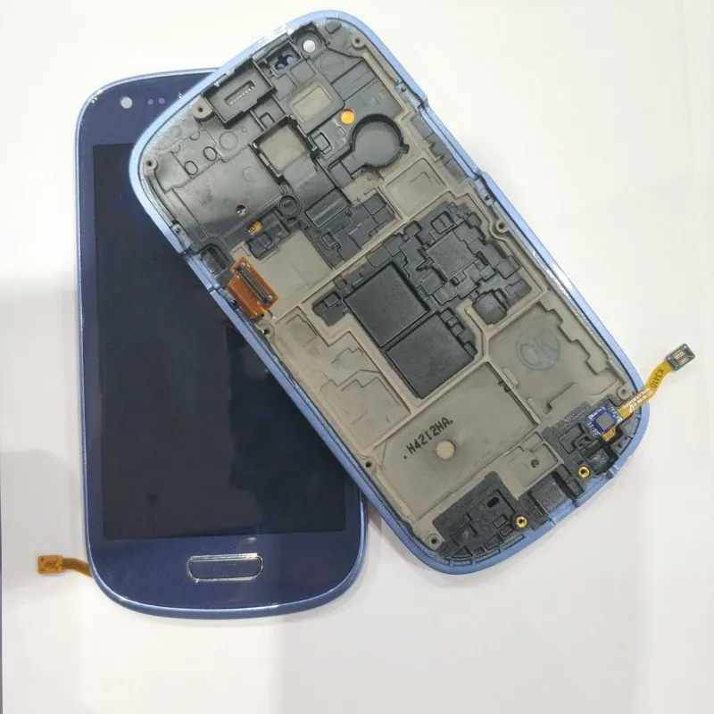 Для Samsung Galaxy S3 Mini I8190 i8190N i8195 i8200 с рамкой сенсорный экран дигитайзер в сборе Замена