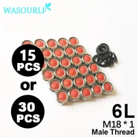 wasourlf 30 pcs water saving faucet aerator 6l m18 male thread tap device bubble accessories bathroon basin kitchen water part