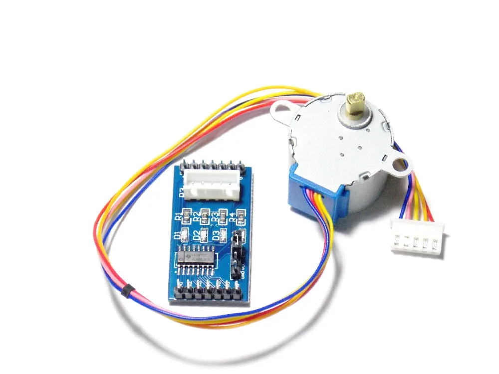 1 шт./лот 5 в шаговый двигатель + плата драйвера шагового двигателя ULN2003 100% новый