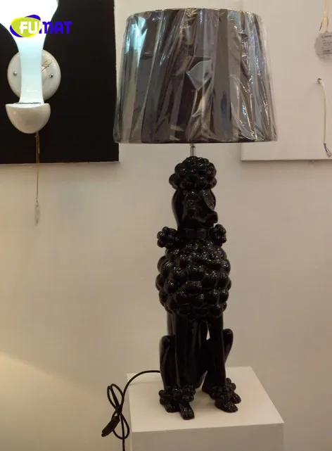 Фумат Современный арт деко пудель настольная лампа гостиная прикроватная для