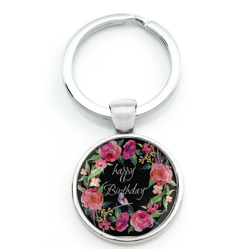 С днем рождения ожерелье значок кулон DIY креативное металлическое украшение