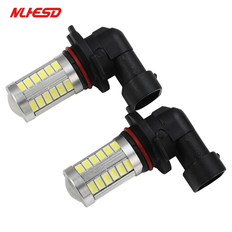 2x HB4 9005 9006 33SMD 5630 SMD чип с объективом супер белый светодиодный лампы 6000K 12V 15W