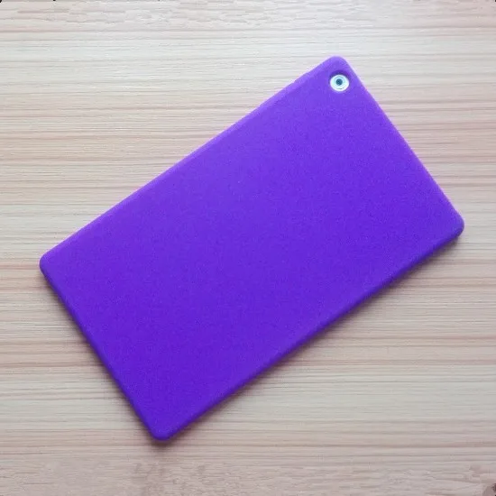 Фиолетовый Ultra Slim Мода Роскошные Мягкие Силиконовые Protector кожи резиновая В виде ракушки чехол противоударный чехол для Teclast x80 Мощность 8" дюймов Планшеты - Цвет: Фиолетовый
