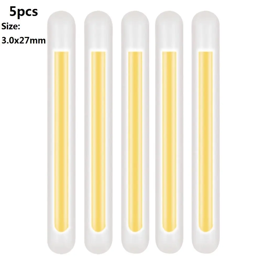 Type C 5pcs 3mm 2/15/50 шт в наборе, Портативный светящиеся рыболовные Флуоресцентный светильник палочка ночной Светильник плавающий светящийся клип на темных Удочки снасти Pesca - Цвет: Type C 5pcs 3mm