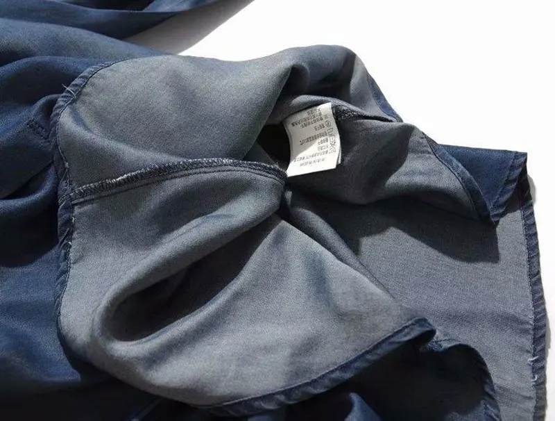 Новинка, мягкая джинсовая рубашка Lysell Tencel с v-образным вырезом, Повседневная Свободная Высококачественная блузка для женщин, femme blusas feminino manteau hiver Plus