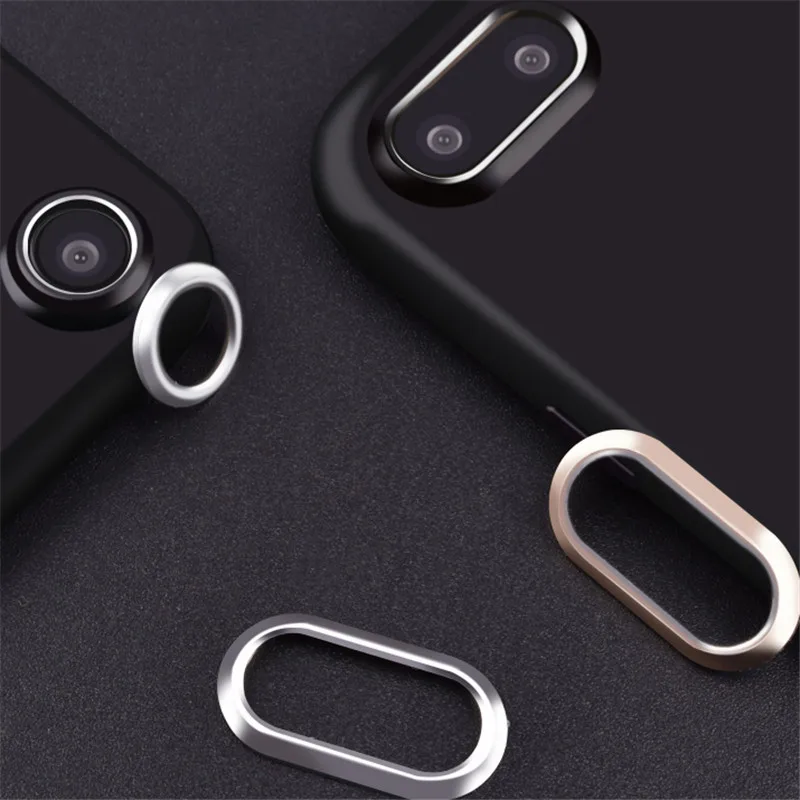Кольцо бампер FFFAS для iphone 7 8 Plus X роскошное кольцо защиты объектива металлическая