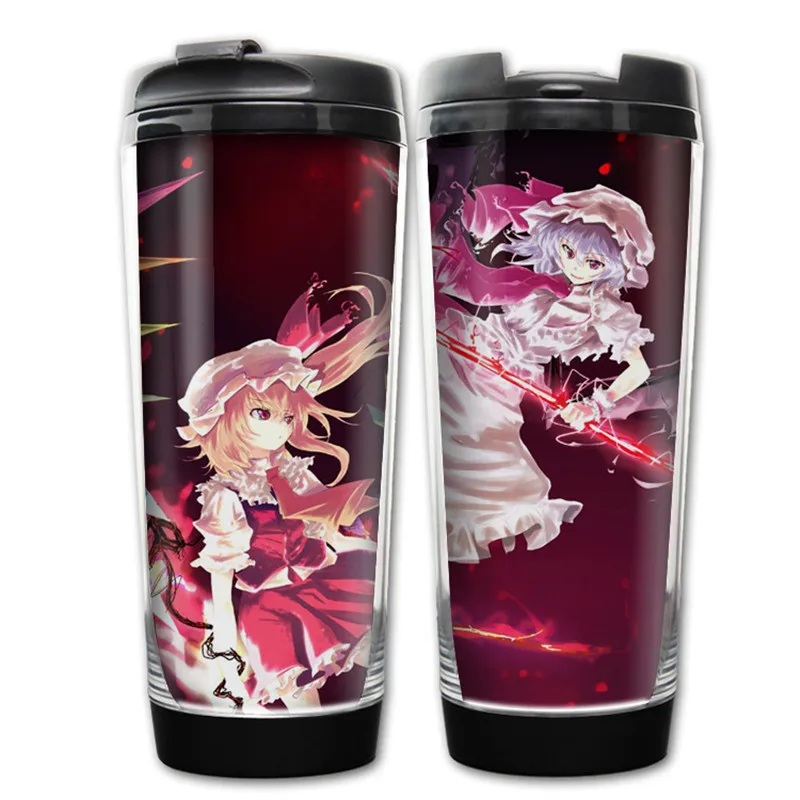 400 мл Аниме Touhou дизайнерская пластиковая бутылка для питья на открытом воздухе