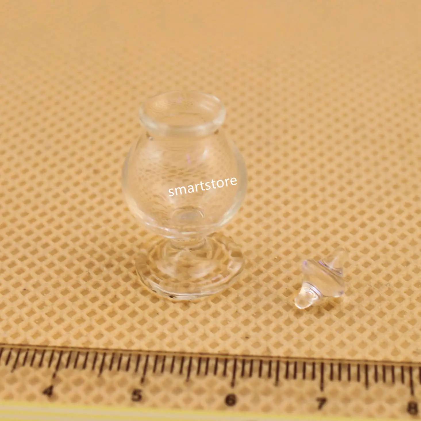 1:12 Кукольный Миниатюрный Стекло конфеты хранения крошечный бутылка с поршнем
