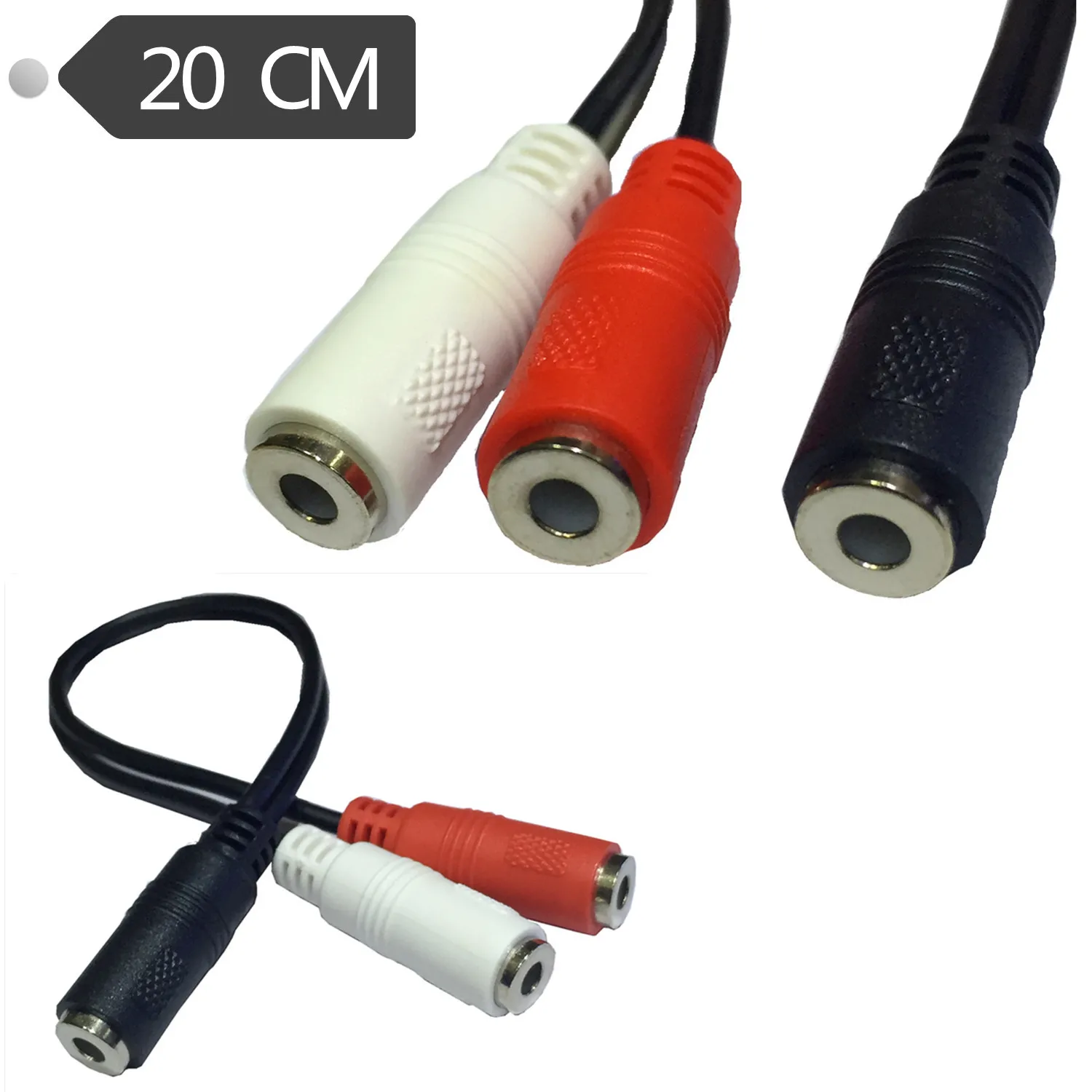 Стерео разрыв 1/8 &quotΦ to Dual 1/8&quot TRS F 20CM3.5SP TS * 3.5SP 0 2 m|breakout|breakout |