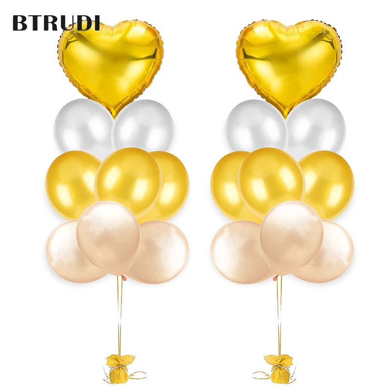 BTRUDI фольга из розового золота воздушный шар с дизайном любовь комбинация 18