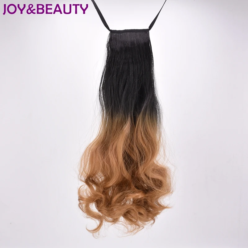 JOY& BEAUTY, смешанные цвета, синтетические волосы, длинные волнистые когти, хвосты, 22 дюйма, конский хвост, конский хвост, термостойкий парик для женщин
