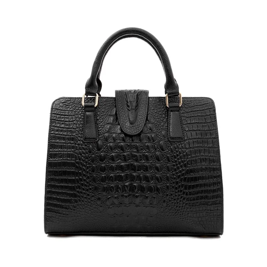 Сумка-мессенджер zквт из натуральной кожи модная сумка крокодила для ноутбука |