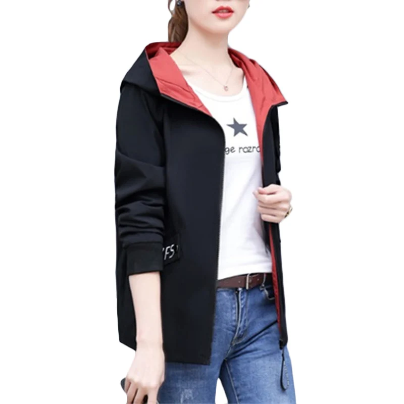 Женская куртка большого размера весеннее пальто на весну осень 2019 новые модные