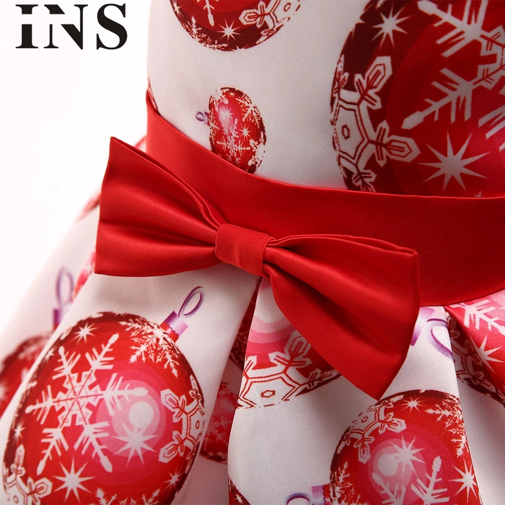 2018 Новое модное платье принцессы со снежинками для маленьких девочек