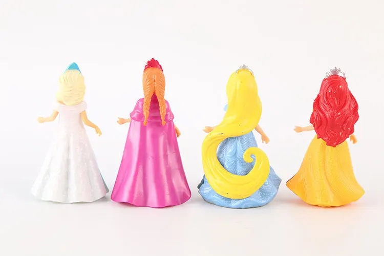 Детские игрушки Disney 8 шт./лот модные Мультяшные фильмы холодная Анна Эльза