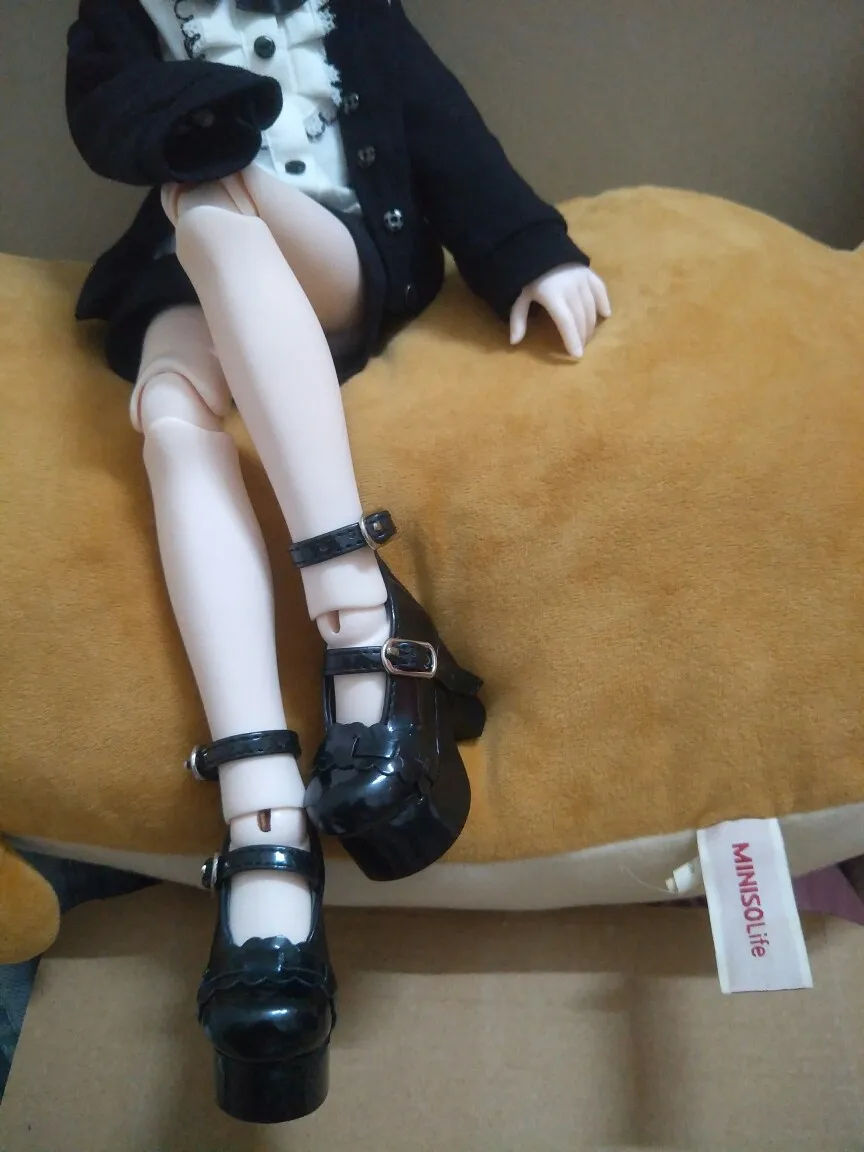 D01-P317 детская игрушка ручной работы 1/4 1/3 кукла интимные аксессуары BJD/SD queen с Кружево Пряжка Высокие каблуки 1 пара