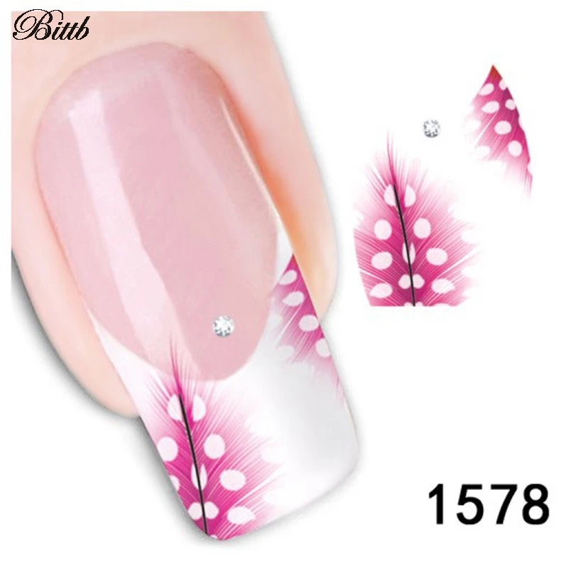 Наклейка для ногтей розы 2 шт.|nail stickers decals|french manicurefingernails design |