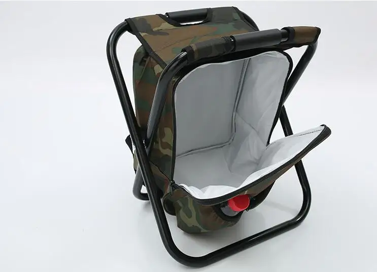 値段 2 In 1折りたたみスツール,ポータブル,キャンプ,ビーチ,旅行,屋外用,2017