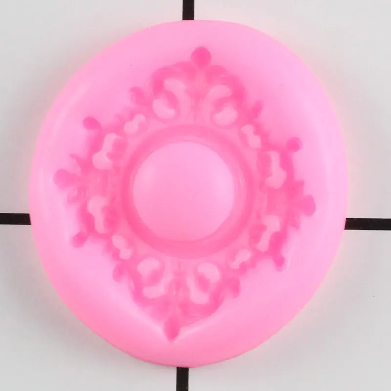 Винтажная рамка силиконовая форма для украшения торта | Дом и сад