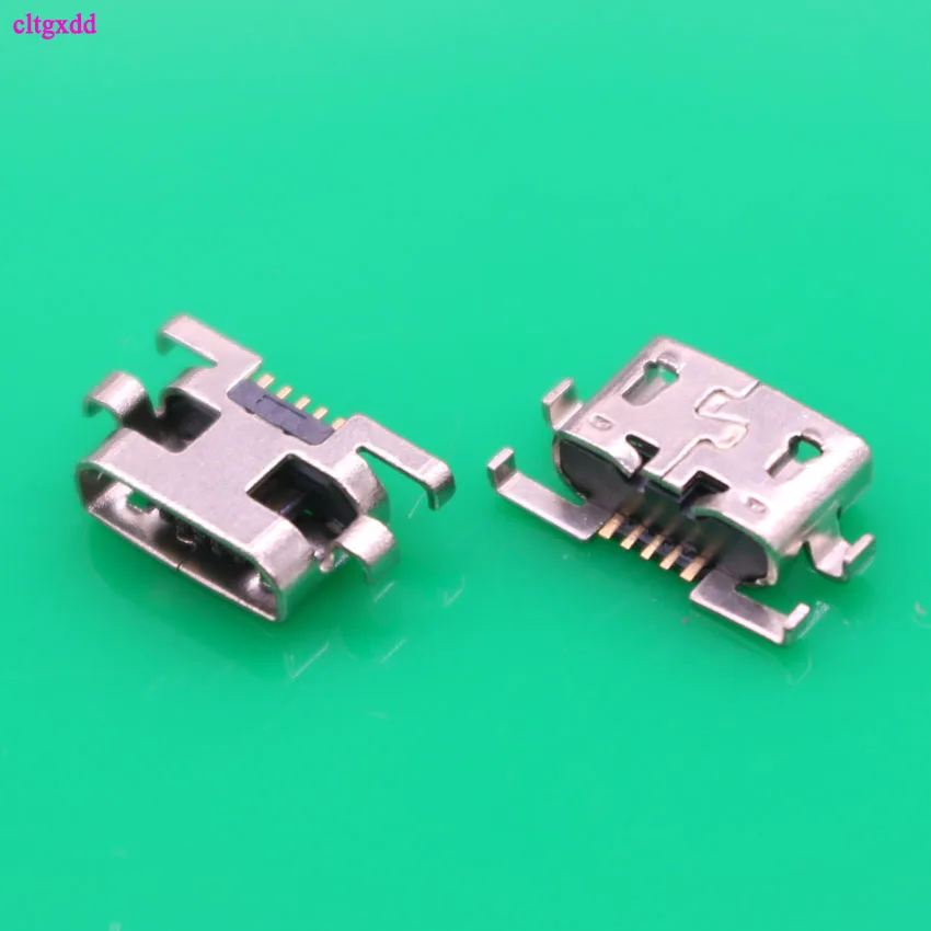 Cltgxdd 10 шт. микро USB 5pin обратный ввод плоский без завивки боковой Женский Разъем для