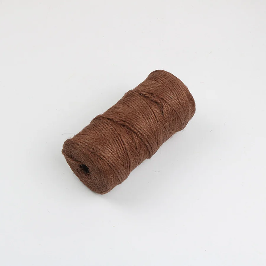 Веревка из натурального джута 100 м/рулон 2 мм | Дом и сад