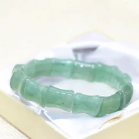 factory outlet 1215mm natural stone green chalcedony bracelet for women high quality new fashion elegant jewelry 7 5inch b1696