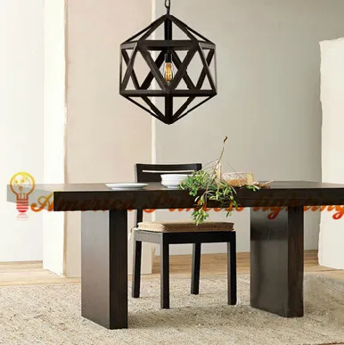 Железная настольная лампа для кафе промышленная Минималистичная Люстра